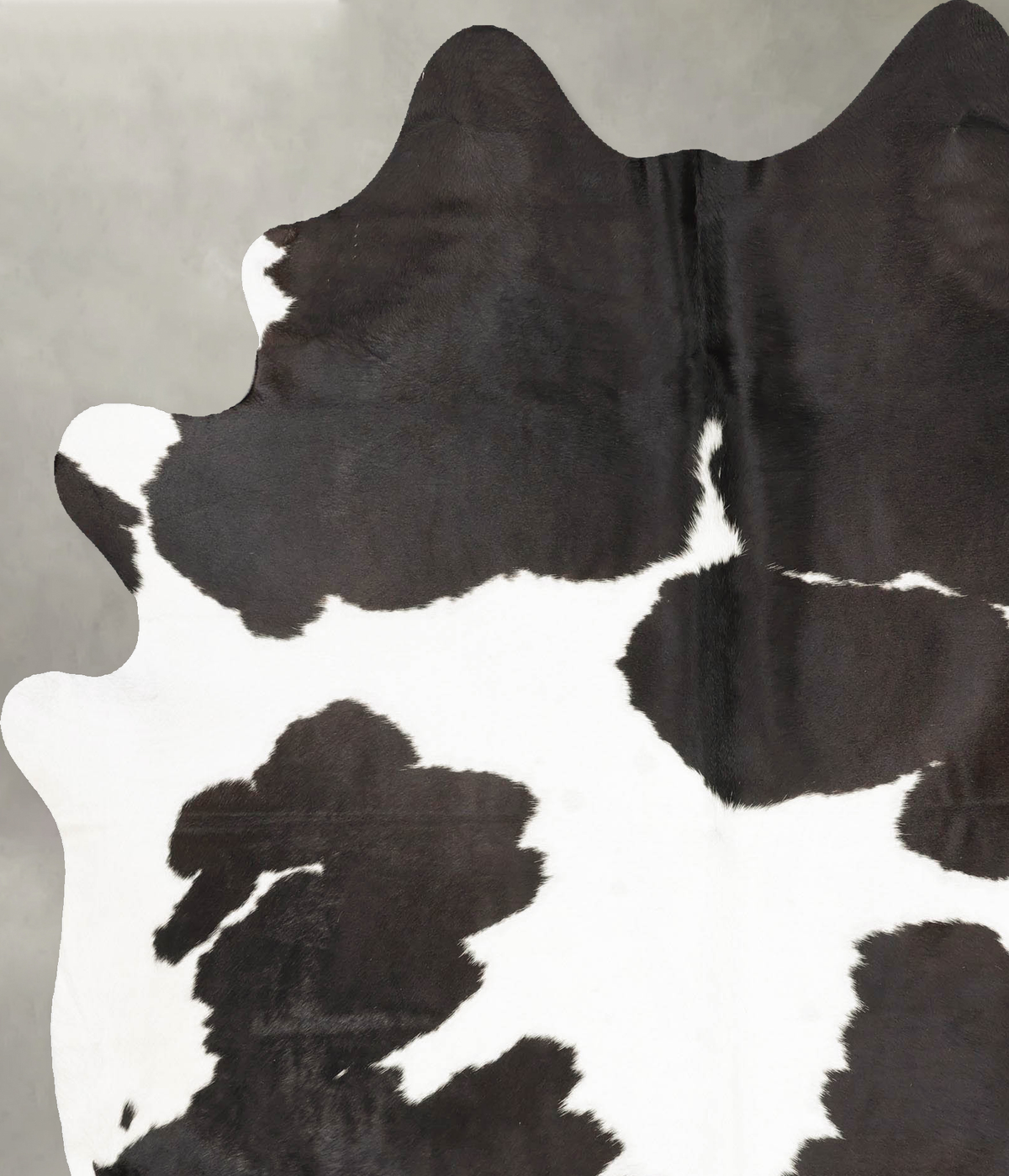 Black and White X-Large Brazilian Cowhide Rug 7'8"H x 6'3"W #B28019 by Hudson Hides