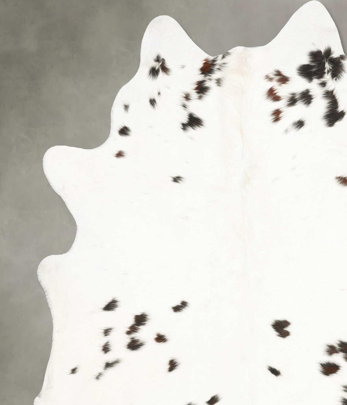 Black and White XX-Large Brazilian Cowhide Rug 7'8"H x 6'9"W #B28024 by Hudson Hides
