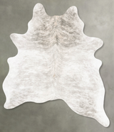 Grey Brindle X-Large Brazilian Cowhide Rug 7'6"H x 5'8"W #B28033 by Hudson Hides