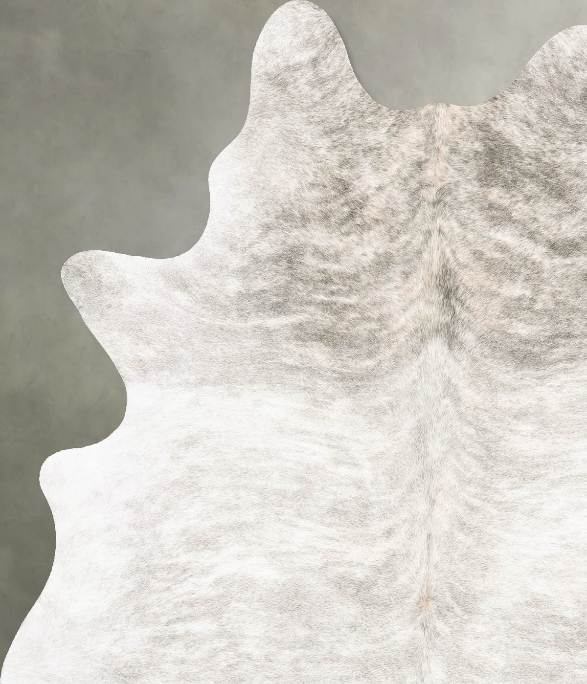 Grey Brindle X-Large Brazilian Cowhide Rug 7'6"H x 5'8"W #B28033 by Hudson Hides