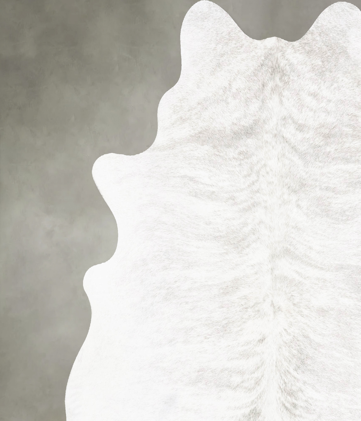 Grey Brindle X-Large Brazilian Cowhide Rug 7'3"H x 6'9"W #B28035 by Hudson Hides