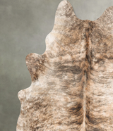 Light Brindle X-Large Brazilian Cowhide Rug 7'5"H x 6'7"W #B28041 by Hudson Hides