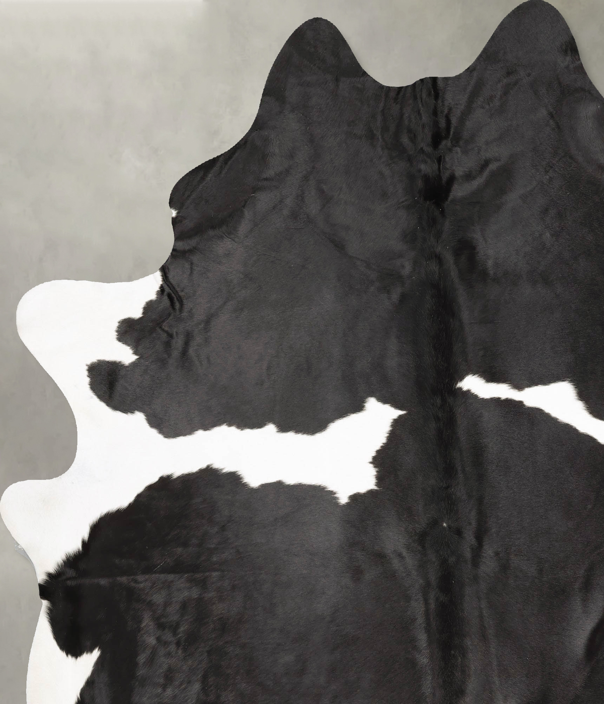 Black and White XX-Large Brazilian Cowhide Rug 8'6"H x 6'9"W #B28045 by Hudson Hides