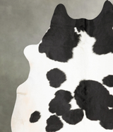 Black and White XX-Large Brazilian Cowhide Rug 8'3"H x 7'0"W #B28063 by Hudson Hides