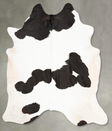 Black and White XX-Large Brazilian Cowhide Rug 8'2"H x 7'1"W #B28066 by Hudson Hides