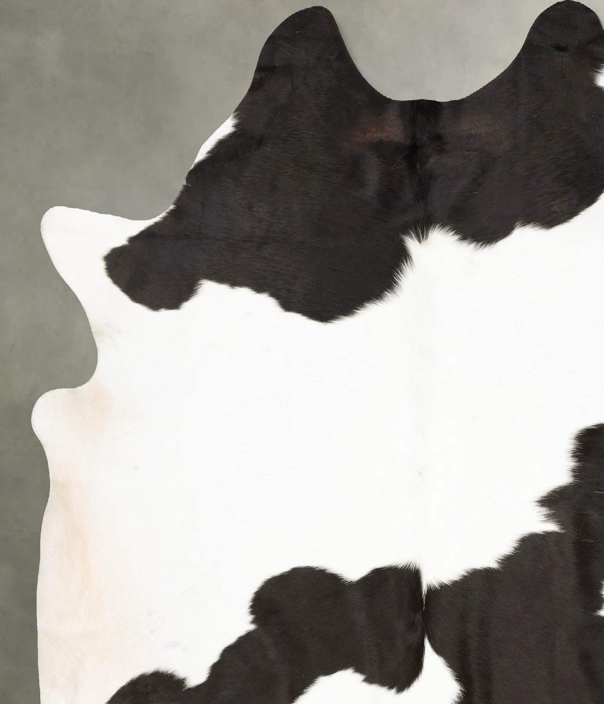 Black and White XX-Large Brazilian Cowhide Rug 8'2"H x 7'1"W #B28066 by Hudson Hides