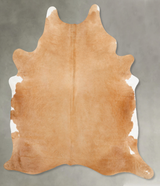 Beige XX-Large Brazilian Cowhide Rug 8'1"H x 6'6"W #B28072 by Hudson Hides