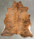Medium Brindle X-Large Brazilian Cowhide Rug 6'7"H x 6'3"W #B28075 by Hudson Hides