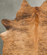 Light Brindle Large Brazilian Cowhide Rug 6'9"H x 4'9"W #B28076 by Hudson Hides