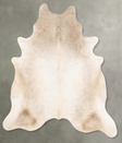 Champagne XX-Large Brazilian Cowhide Rug 8'5"H x 7'2"W #B28084 by Hudson Hides