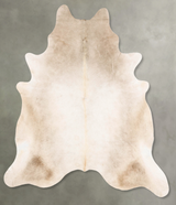 Champagne XX-Large Brazilian Cowhide Rug 8'5"H x 7'2"W #B28084 by Hudson Hides