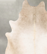 Champagne XX-Large Brazilian Cowhide Rug 8'5"H x 7'2"W #B28084 by Hudson Hides