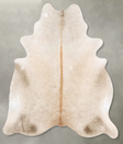 Champagne XX-Large Brazilian Cowhide Rug 8'1"H x 6'10"W #B28086 by Hudson Hides