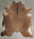 Champagne X-Large Brazilian Cowhide Rug 7'6"H x 6'8"W #B28093 by Hudson Hides