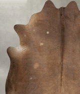 Champagne X-Large Brazilian Cowhide Rug 7'6"H x 6'8"W #B28093 by Hudson Hides