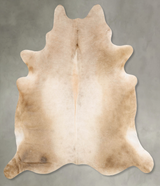 Champagne XX-Large Brazilian Cowhide Rug 8'5"H x 7'4"W #B28097 by Hudson Hides