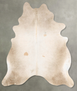 Champagne XX-Large Brazilian Cowhide Rug 8'0"H x 6'9"W #B28102 by Hudson Hides