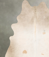 Champagne XX-Large Brazilian Cowhide Rug 8'0"H x 6'9"W #B28102 by Hudson Hides