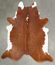 Hereford XX-Large Brazilian Cowhide Rug 8'3"H x 7'1"W #B28107 by Hudson Hides