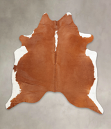 Hereford XX-Large Brazilian Cowhide Rug 7'8"H x 7'2"W #B2811 by Hudson Hides