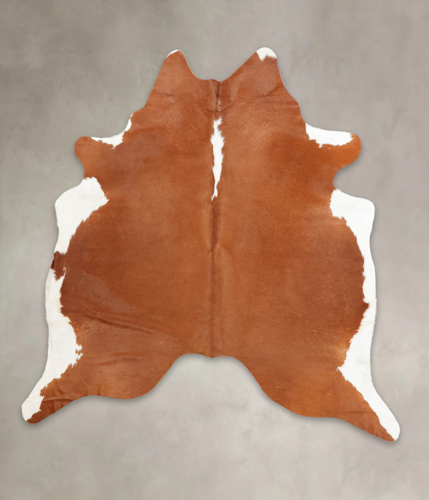 Hereford XX-Large Brazilian Cowhide Rug 7'8"H x 7'2"W #B2811 by Hudson Hides