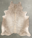 Champagne XX-Large Brazilian Cowhide Rug 7'8"H x 6'7"W #B28118 by Hudson Hides