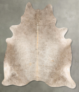 Champagne XX-Large Brazilian Cowhide Rug 7'8"H x 6'7"W #B28118 by Hudson Hides