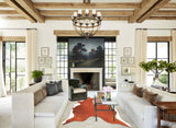 Hereford XX-Large Brazilian Cowhide Rug 7'8"H x 7'2"W #B2811 by Hudson Hides