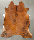 Medium Brindle X-Large Brazilian Cowhide Rug 6'11"H x 6'4"W #B28126 by Hudson Hides