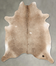 Taupe XX-Large Brazilian Cowhide Rug 8'7"H x 7'2"W #B28134 by Hudson Hides