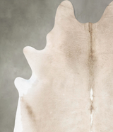 Champagne X-Large Brazilian Cowhide Rug 7'9"H x 6'4"W #B28138 by Hudson Hides