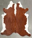 Hereford X-Large Brazilian Cowhide Rug 7'3"H x 6'7"W #B28142 by Hudson Hides