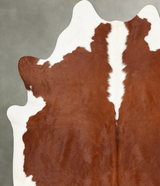 Hereford X-Large Brazilian Cowhide Rug 7'3"H x 6'7"W #B28142 by Hudson Hides