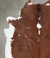Brown and White XX-Large Brazilian Cowhide Rug 8'11"H x 7'9"W #B28143 by Hudson Hides