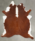 Hereford XX-Large Brazilian Cowhide Rug 8'7"H x 6'7"W #B28158 by Hudson Hides