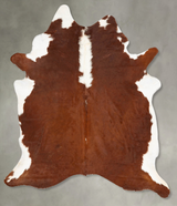 Hereford XX-Large Brazilian Cowhide Rug 8'7"H x 6'7"W #B28158 by Hudson Hides