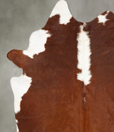 Hereford XX-Large Brazilian Cowhide Rug 8'7"H x 6'7"W #B28158 by Hudson Hides