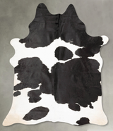 Black and White XX-Large Brazilian Cowhide Rug 8'7"H x 6'5"W #B28184 by Hudson Hides