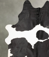 Black and White XX-Large Brazilian Cowhide Rug 8'7"H x 6'5"W #B28184 by Hudson Hides