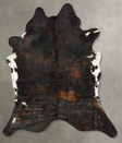 Dark Brindle XX-Large Brazilian Cowhide Rug 8'2"H x 6'11"W #B28188 by Hudson Hides