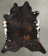 Dark Brindle XX-Large Brazilian Cowhide Rug 8'2"H x 6'11"W #B28188 by Hudson Hides