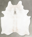 Light Grey XX-Large Brazilian Cowhide Rug 8'3"H x 6'1"W #B28191 by Hudson Hides