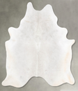 Light Grey X-Large Brazilian Cowhide Rug 7'7"H x 6'2"W #B28193 by Hudson Hides