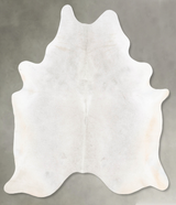 Light Grey X-Large Brazilian Cowhide Rug 7'7"H x 6'2"W #B28193 by Hudson Hides