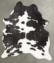 Black and White XX-Large Brazilian Cowhide Rug 8'4"H x 6'1"W #B28202 by Hudson Hides