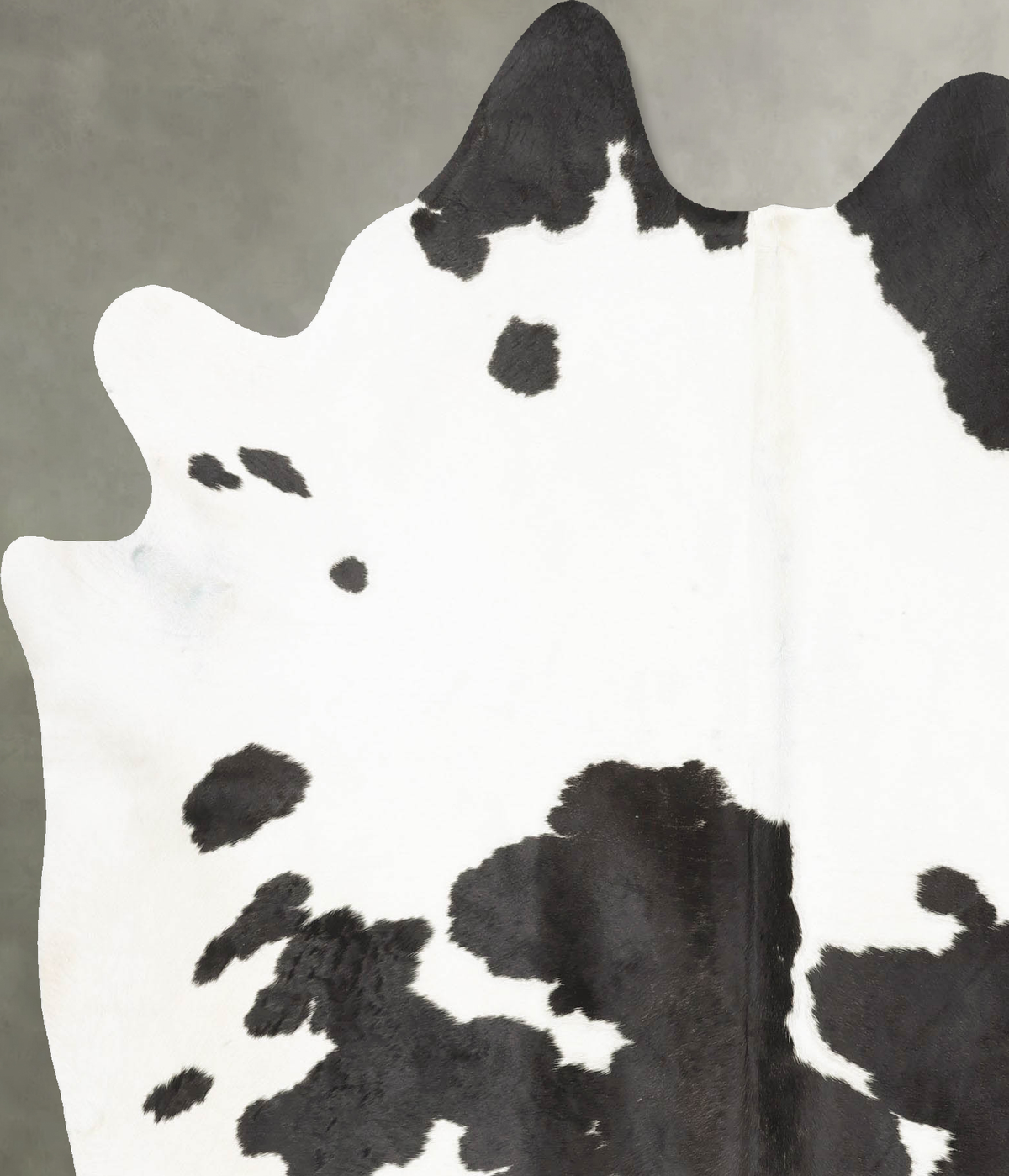 Black and White Cowhide Rug #B28204