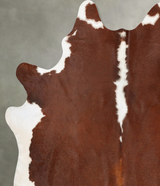 Hereford XX-Large Brazilian Cowhide Rug 7'10"H x 6'11"W #B28205 by Hudson Hides