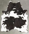 Black and White X-Large Brazilian Cowhide Rug 7'4"H x 6'0"W #B28209 by Hudson Hides