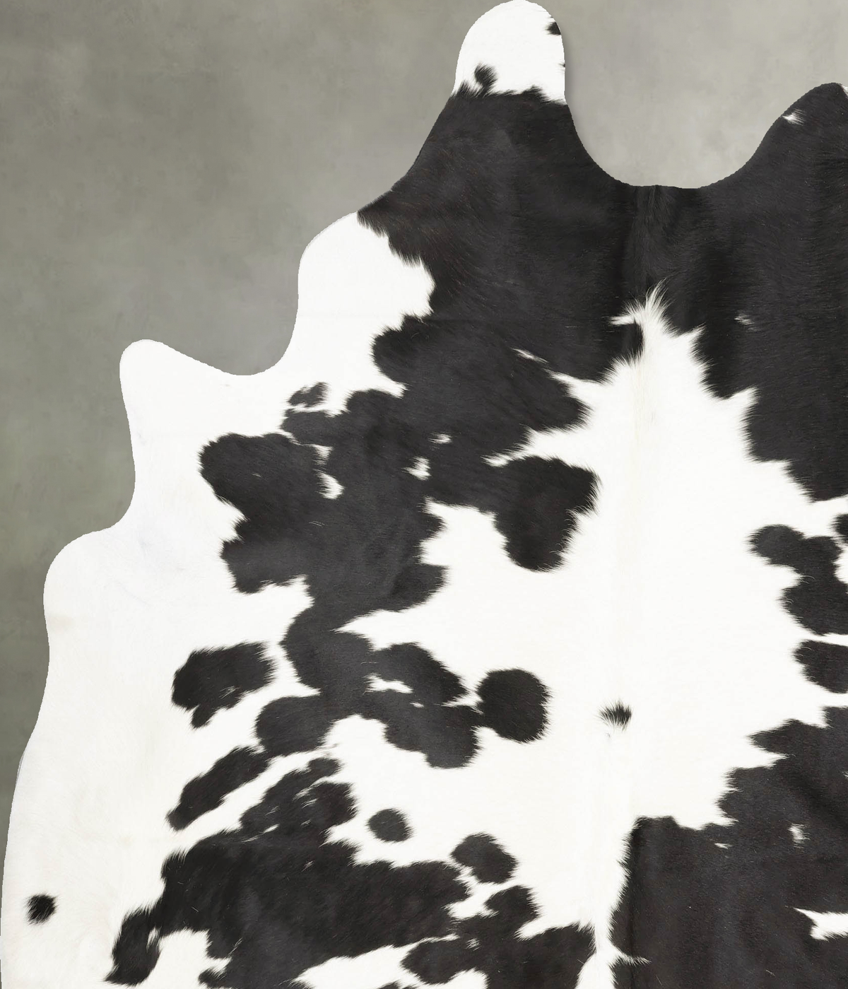 Black and White Cowhide Rug #B28220