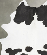 Black and White X-Large Brazilian Cowhide Rug 7'8"H x 5'8"W #B28222 by Hudson Hides